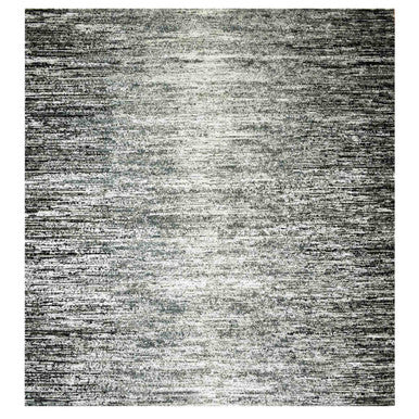 Modern and Contemporary Wool & Silk Hand Knotted Rug Black No Border 6.0X6.1 -O075284