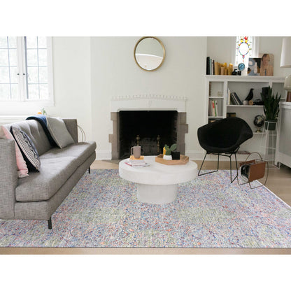 Oushak And Peshawar Wool Hand Knotted Rug Grey No Border 9.1X12.1 -O075303