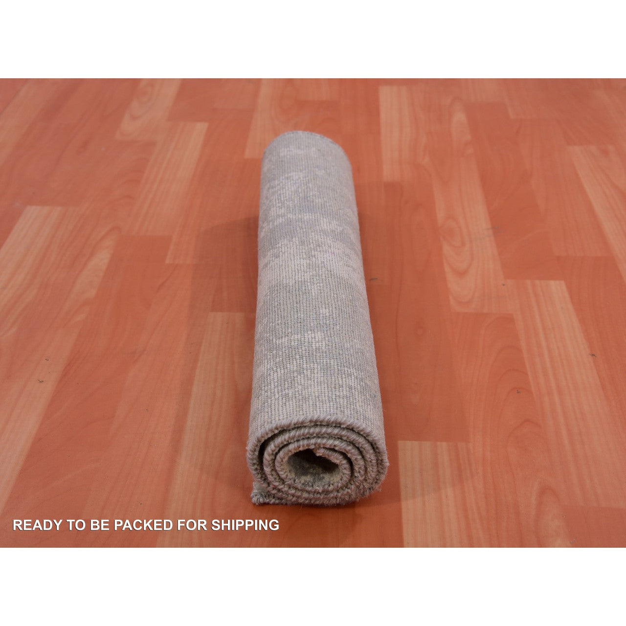 Modern and Contemporary Wool & Silk Hand Knotted Rug Grey 2.0x3.1 -O075351