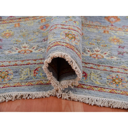 Transitional Wool Hand Knotted Rug Grey Gray 10.0X13.6 -O075450