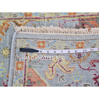 Transitional Wool Hand Knotted Rug Grey Gray 2.0X3.0 -O075458