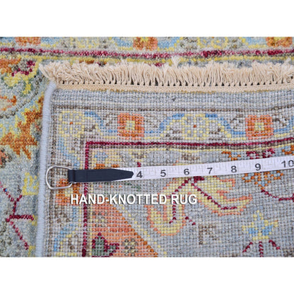 Transitional Wool Hand Knotted Rug Grey Gray 2.0X3.0 -O075459