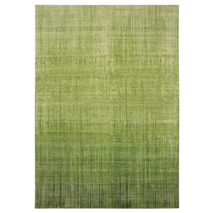 Modern and Contemporary Wool Hand Knotted Rug Green No Border 9.0X12.3 -O075482