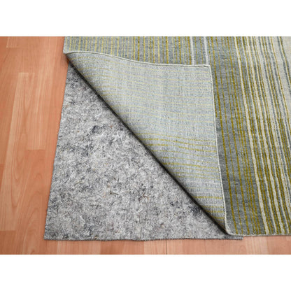 Modern and Contemporary Wool Hand Knotted Rug Grey No Border 9.2X12.4 -O075506