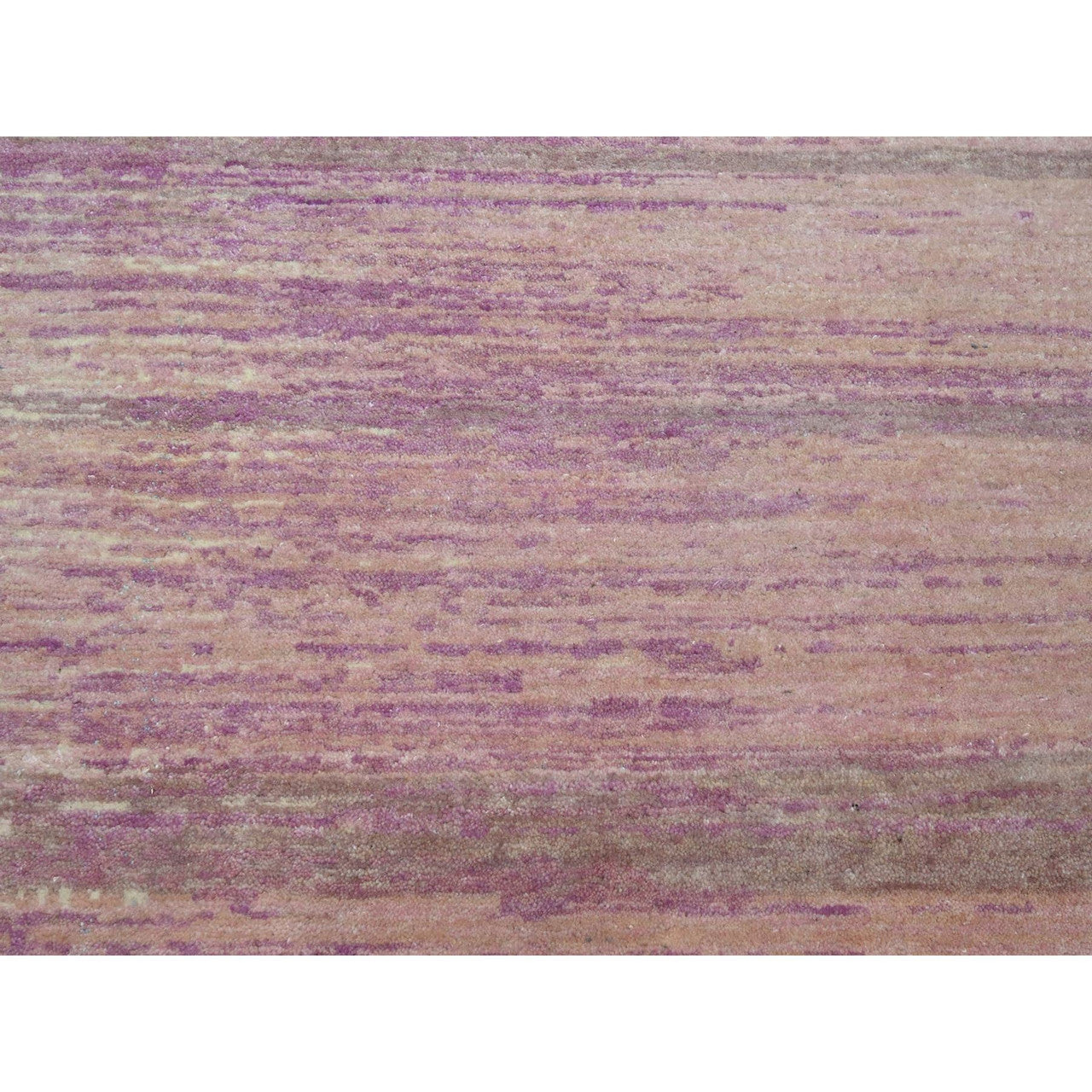 Pink 9'0" x 12'3" Modern and Contemporary Hand knotted Wool Rug - Sku: O075512