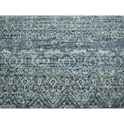 Modern and Contemporary Wool Hand Knotted Rug Grey 9.0x12.2 -O075543