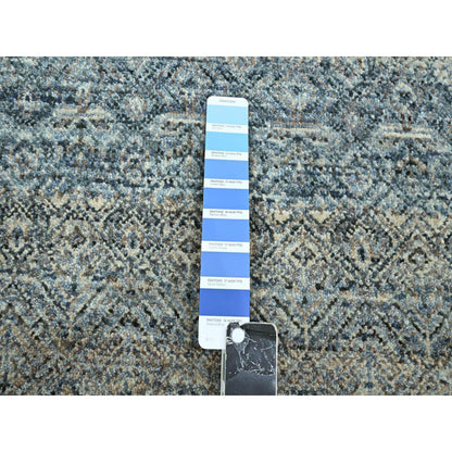 Modern and Contemporary Wool Hand Knotted Rug Grey 9.0x12.2 -O075546