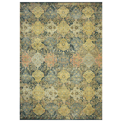 Fine Oriental Wool Hand Knotted Rug Black 11.11x15.7 -O075560