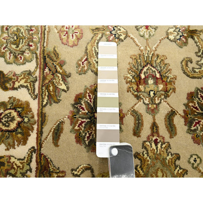 Rajasthan Wool & Silk Hand Knotted Rug Brown 2.6x7.11 -O075615