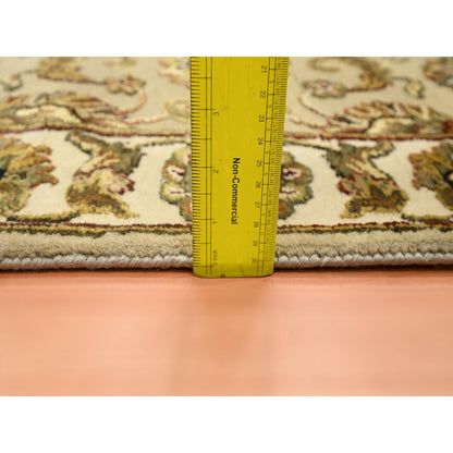 Rajasthan Wool & Silk Hand Knotted Rug Brown 2.6x7.11 -O075615