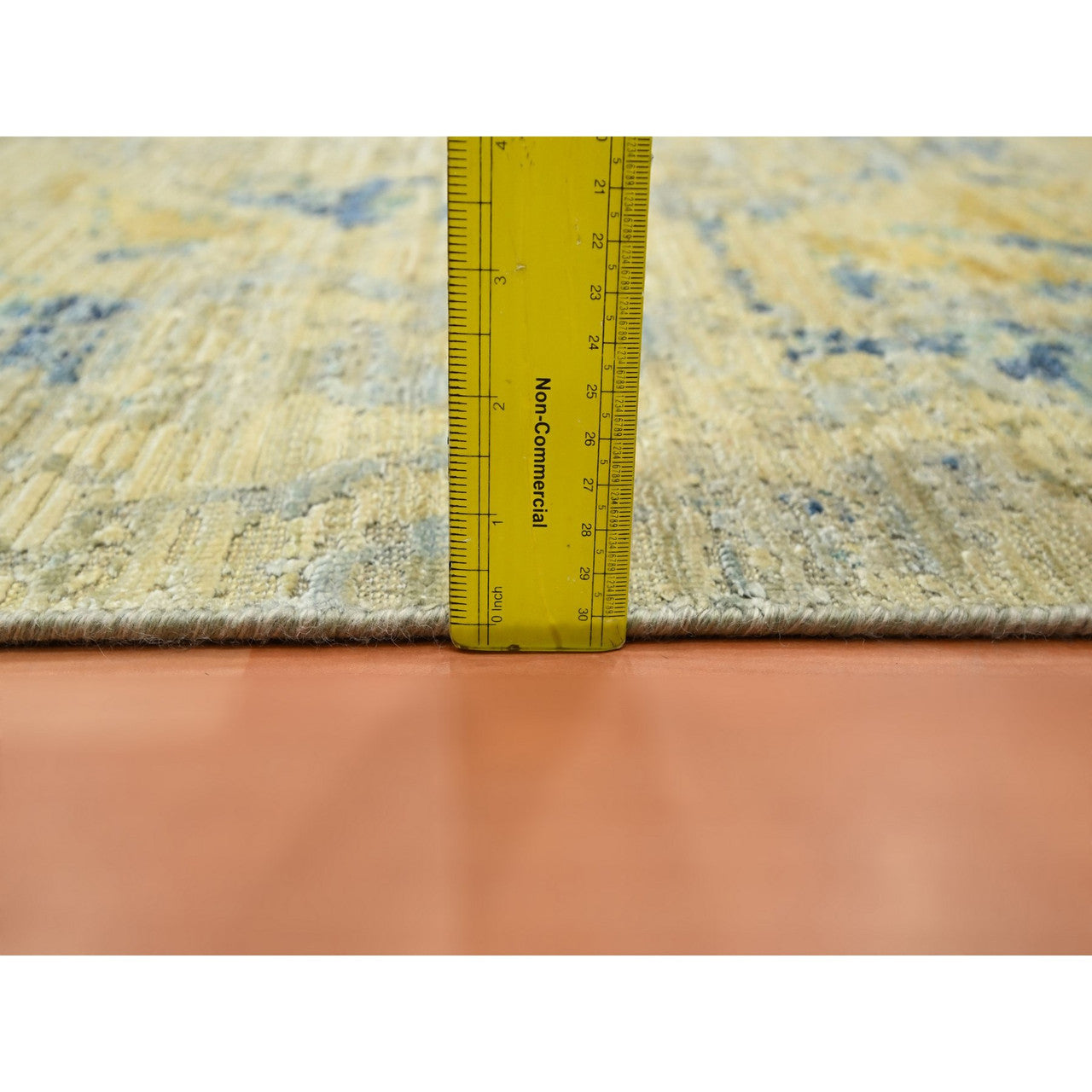 Brown 3'10" x 6'3" Modern and Contemporary Hand knotted Wool/Silk Rug - Sku: O075653