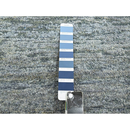 Modern and Contemporary Silk Hand Knotted Rug Grey 3.10x6.1 -O075654