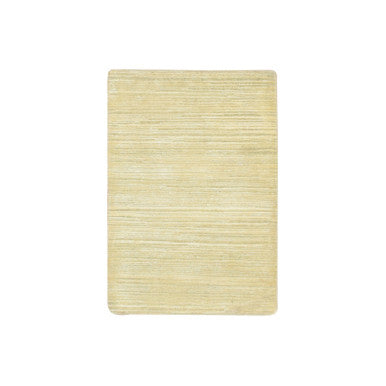 Modern and Contemporary Wool & Silk Hand Knotted Rug Beige 2.0x3.0 -O075663