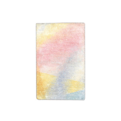 Modern and Contemporary Wool & Silk Hand Knotted Rug Pink 1.11x3.1 -O075665