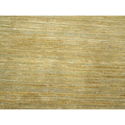 Modern and Contemporary Wool & Silk Hand Knotted Rug Brown 8.11x12.3 -O075671