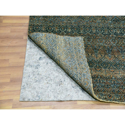 Modern and Contemporary Wool Hand Knotted Rug Brown No Border 8.1X10.1 -O076005
