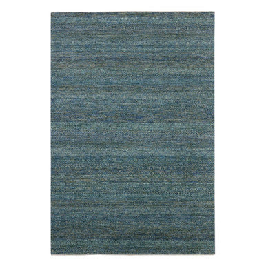 Modern and Contemporary Wool Hand Knotted Rug Green No Border 6.0X9.0 -O076013