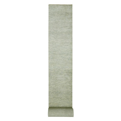 Modern and Contemporary Wool Hand Knotted Rug Ivory No Border 2.7X26.1 -O076029