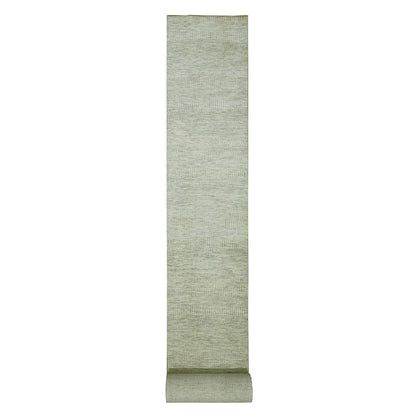 Modern and Contemporary Wool Hand Knotted Rug Ivory No Border 2.6X29.9 -O076030