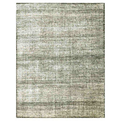 Modern and Contemporary Wool Hand Knotted Rug Black No Border 12.2X15.0 -O076067
