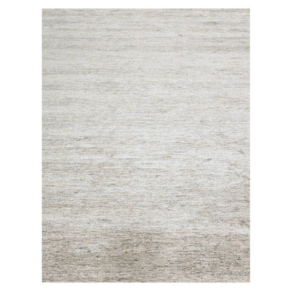 Modern and Contemporary Sari Silk Hand Knotted Rug Brown 9.1x11.10 -O076071