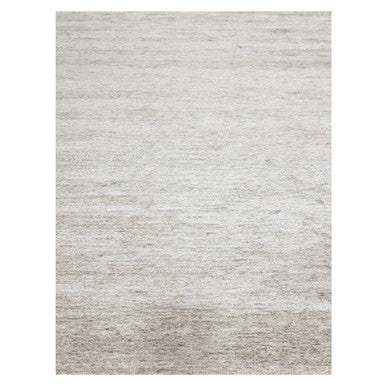 Modern and Contemporary Sari Silk Hand Knotted Rug Brown 9.1x11.10 -O076071