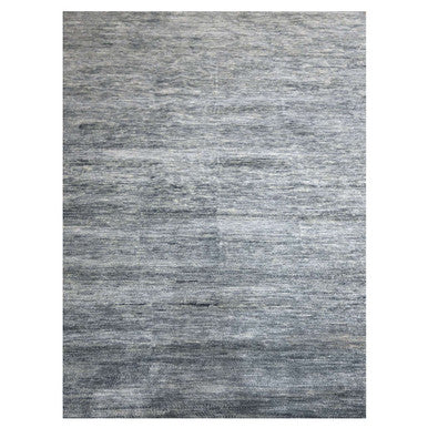 Modern and Contemporary Wool Hand Knotted Rug Grey 9.1x12.2 -O076076