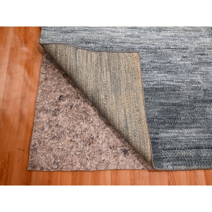 Modern and Contemporary Wool Hand Knotted Rug Grey 9.1x12.2 -O076076