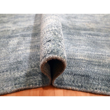 Modern and Contemporary Wool Hand Knotted Rug Grey 9.1x12.2 -O076076