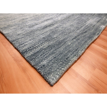 Modern and Contemporary Wool Hand Knotted Rug Grey 9.1x12.2 -O076076