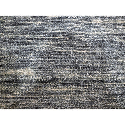 Modern and Contemporary Wool Hand Knotted Rug Grey 9.1x12.2 -O076076
