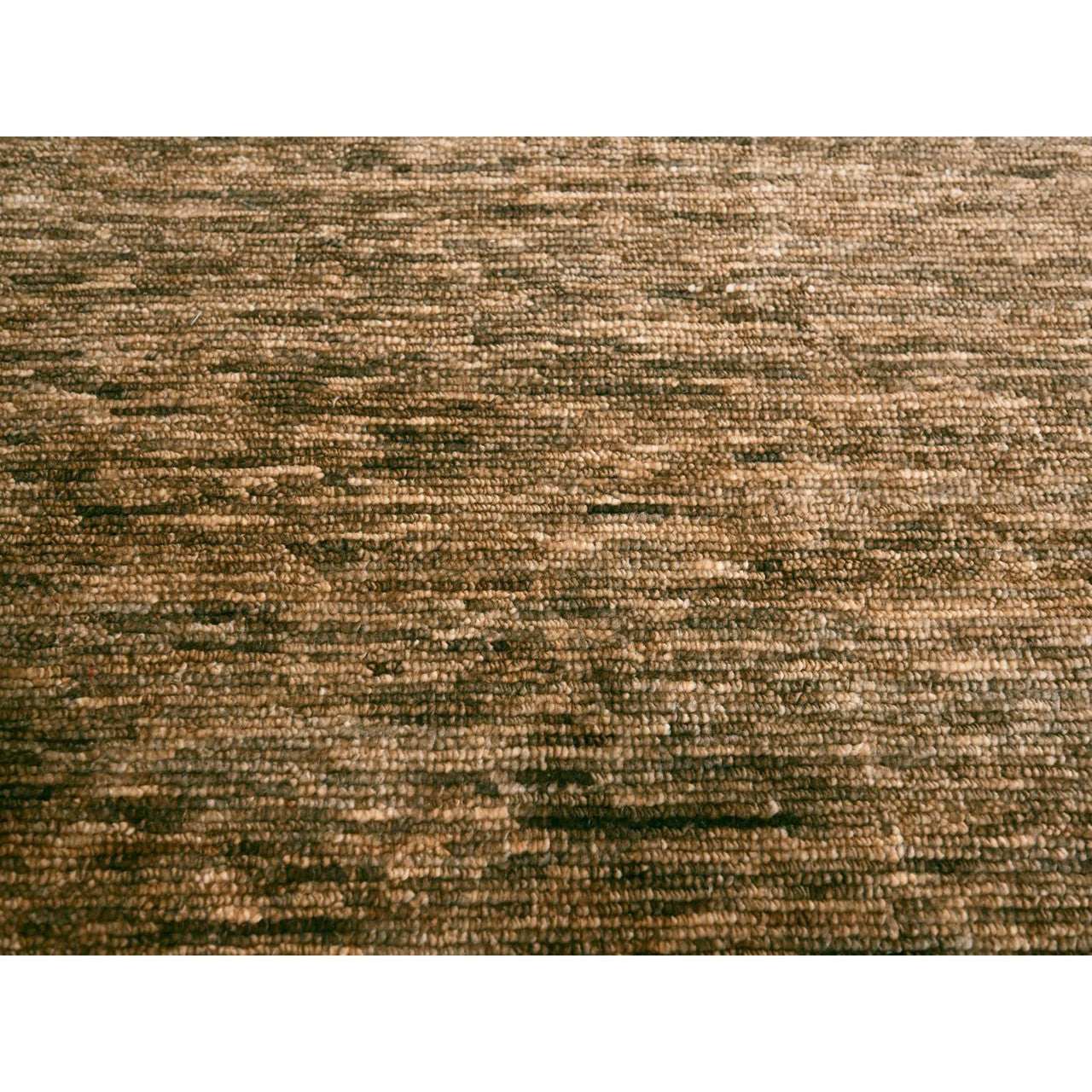 Brown 9'4" x 12'4" Modern and Contemporary Hand knotted Wool Rug - Sku: O076078