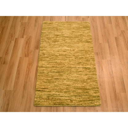 Modern and Contemporary Wool Hand Knotted Rug Brown 2.0x3.0 -O076092