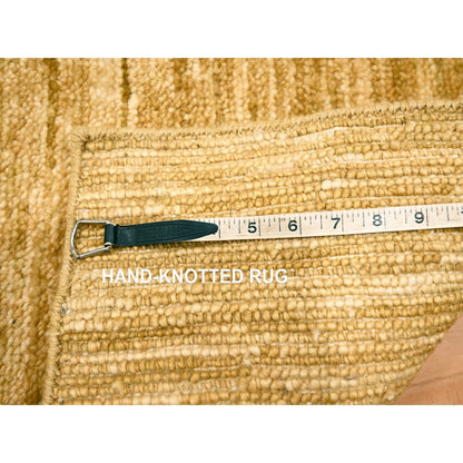 Modern and Contemporary Wool Hand Knotted Rug Brown 2.0x3.0 -O076092