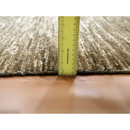 Modern and Contemporary Wool Hand Knotted Rug Brown 2.0x3.0 -O076093