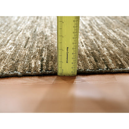 Modern and Contemporary Wool Hand Knotted Rug Brown 2.0x3.0 -O076094