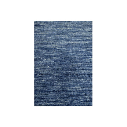 Modern and Contemporary Wool Hand Knotted Rug Blue 2.0x3.0 -O076096