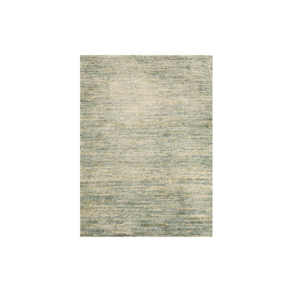 Modern and Contemporary Sari Silk Hand Knotted Rug Green 2.0x3.0 -O076099