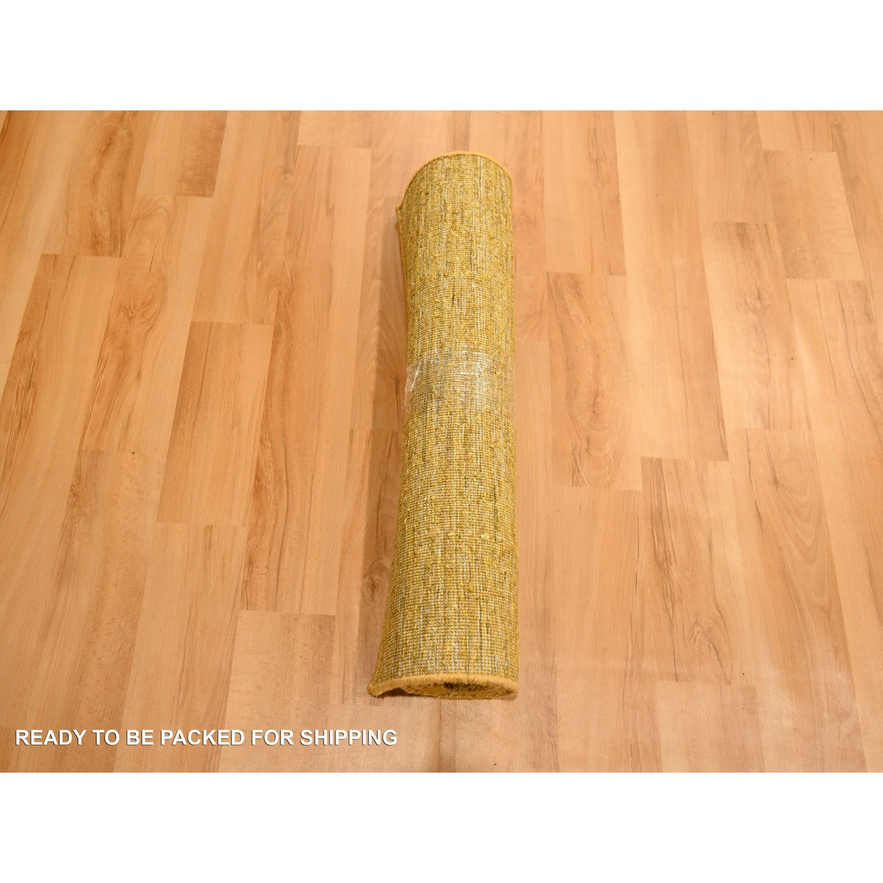 Brown 2'0" x 3'0" Modern and Contemporary Sari Hand knotted Silk Rug - Sku: O076104