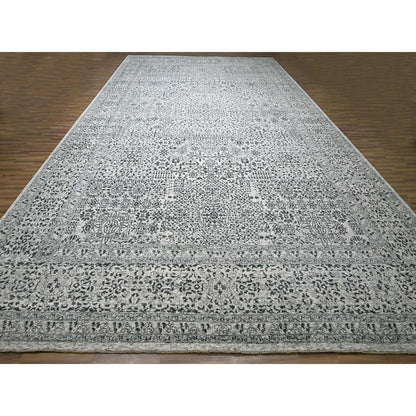 Mamluk Wool Hand Knotted Rug Ivory 14.11x20.0 -O076119
