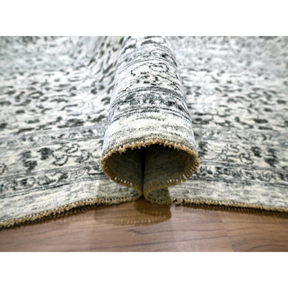 Mamluk Wool Hand Knotted Rug Ivory 14.11x20.0 -O076119
