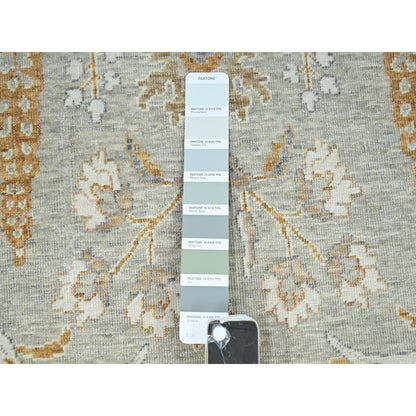 Fine Oriental Wool Hand Knotted Rug Grey 9.2x12.0 -O076160