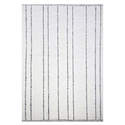 Modern and Contemporary Wool Hand Knotted Rug Ivory 9.3x12.1 -O076220