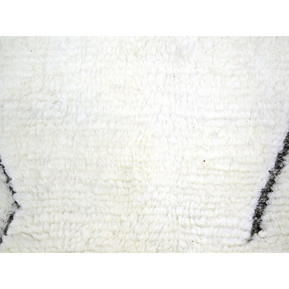 Modern and Contemporary Wool Hand Knotted Rug Ivory 9.2x12.1 -O076222