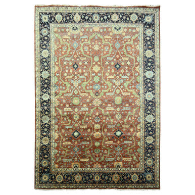 Heriz Wool Hand Knotted Rug Red 10.0x13.10 -O076226
