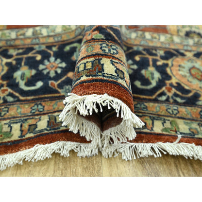 Heriz Wool Hand Knotted Rug Red 10.0x13.10 -O076226