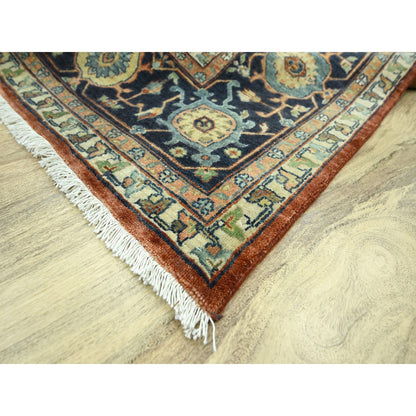 Heriz Wool Hand Knotted Rug Red 10.0x13.10 -O076226
