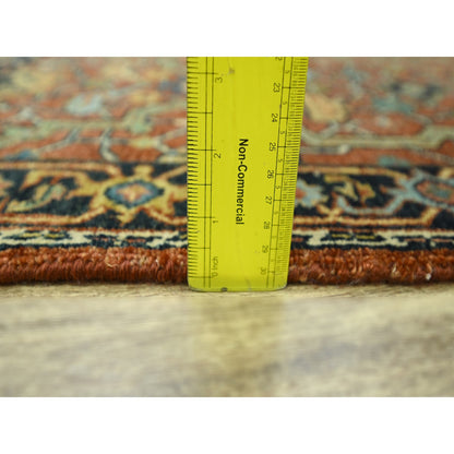 Heriz Wool Hand Knotted Rug Red 2.0x3.0 -O076240