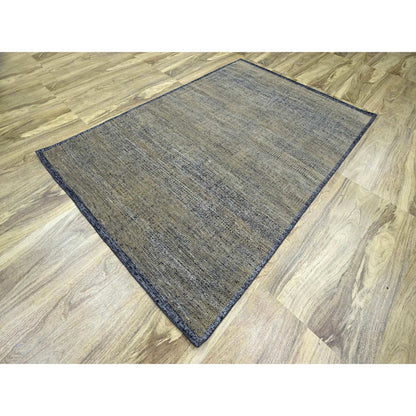 Modern and Contemporary Wool Hand Knotted Rug Brown 6.0x9.2 -O076246
