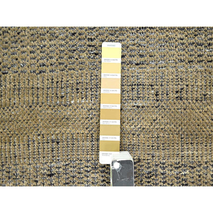 Modern and Contemporary Wool Hand Knotted Rug Brown 6.0x9.2 -O076246
